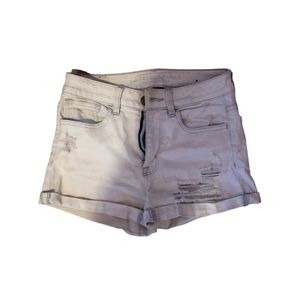 Faded American eagle jean shorts